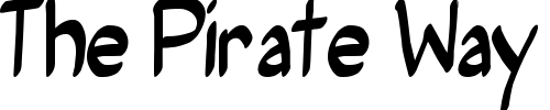 Font : Post-Human Custom Text : The Pirate Way Test your own text here Click to download or to view this font on a tshirt that can be custom printed in Bali