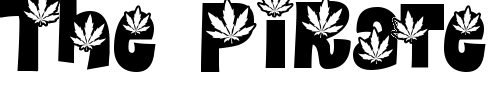 Font : PotLand Custom Text : The Pirate Way Test your own text here Click to download or to view this font on a tshirt that can be custom printed in Bali