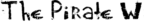 Font : Potato-Press Custom Text : The Pirate Way Test your own text here Click to download or to view this font on a tshirt that can be custom printed in Bali