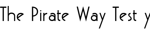 Font : PoufSSK-Bold Custom Text : The Pirate Way Test your own text here Click to download or to view this font on a tshirt that can be custom printed in Bali