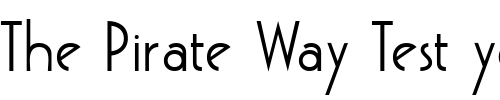 Font : PoufSSK-SemiBold Custom Text : The Pirate Way Test your own text here Click to download or to view this font on a tshirt that can be custom printed in Bali