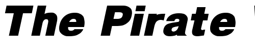 Font : Pragmatica-Black-Italic Custom Text : The Pirate Way Test your own text here Click to download or to view this font on a tshirt that can be custom printed in Bali