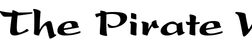 Font : Present-LT-Black Custom Text : The Pirate Way Test your own text here Click to download or to view this font on a tshirt that can be custom printed in Bali