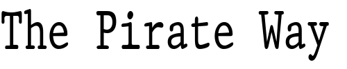 Font : PrestigeCondensed Custom Text : The Pirate Way Test your own text here Click to download or to view this font on a tshirt that can be custom printed in Bali
