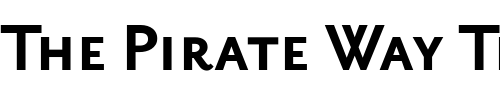 Font : Priori-Sans-Bol-SC Custom Text : The Pirate Way Test your own text here Click to download or to view this font on a tshirt that can be custom printed in Bali