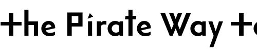 Font : Priori-Sans-Bold-Alt Custom Text : The Pirate Way Test your own text here Click to download or to view this font on a tshirt that can be custom printed in Bali