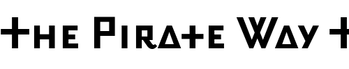 Font : Priori-Sans-Bold-SC-Alt Custom Text : The Pirate Way Test your own text here Click to download or to view this font on a tshirt that can be custom printed in Bali