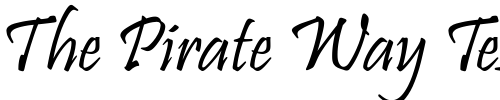 Font : Pristina-LET-Plain-1 Custom Text : The Pirate Way Test your own text here Click to download or to view this font on a tshirt that can be custom printed in Bali