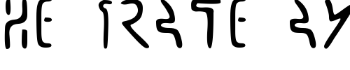 Font : Probe-BC Custom Text : The Pirate Way Test your own text here Click to download or to view this font on a tshirt that can be custom printed in Bali