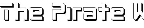Font : Procyon-Shadow Custom Text : The Pirate Way Test your own text here Click to download or to view this font on a tshirt that can be custom printed in Bali