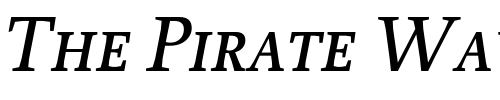 Font : Proforma-MediumItalicSC Custom Text : The Pirate Way Test your own text here Click to download or to view this font on a tshirt that can be custom printed in Bali