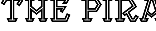 Font : ProjectBold-Inline Custom Text : The Pirate Way Test your own text here Click to download or to view this font on a tshirt that can be custom printed in Bali