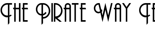 Font : Promenade-Regular Custom Text : The Pirate Way Test your own text here Click to download or to view this font on a tshirt that can be custom printed in Bali