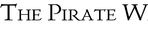 Font : ProsperoSmallCaps Custom Text : The Pirate Way Test your own text here Click to download or to view this font on a tshirt that can be custom printed in Bali