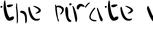 Font : Proteron Custom Text : The Pirate Way Test your own text here Click to download or to view this font on a tshirt that can be custom printed in Bali
