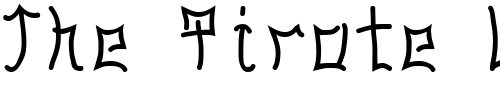 Font : PseudoNippon-Becker Custom Text : The Pirate Way Test your own text here Click to download or to view this font on a tshirt that can be custom printed in Bali