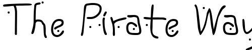 Font : Ptth Custom Text : The Pirate Way Test your own text here Click to download or to view this font on a tshirt that can be custom printed in Bali