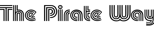 Font : Pump-TrilineITC-Normal Custom Text : The Pirate Way Test your own text here Click to download or to view this font on a tshirt that can be custom printed in Bali