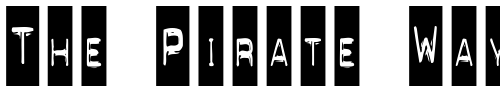 Font : PunchLabelCondensed Custom Text : The Pirate Way Test your own text here Click to download or to view this font on a tshirt that can be custom printed in Bali