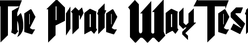 Font : Pure-Evil Custom Text : The Pirate Way Test your own text here Click to download or to view this font on a tshirt that can be custom printed in Bali