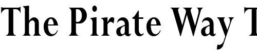 Font : PurloinCondensed-Bold Custom Text : The Pirate Way Test your own text here Click to download or to view this font on a tshirt that can be custom printed in Bali