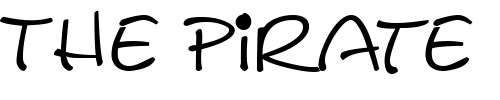 Font : Pyxidium-Regular Custom Text : The Pirate Way Test your own text here Click to download or to view this font on a tshirt that can be custom printed in Bali