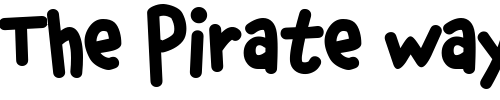 Font : QK-Honey Custom Text : The Pirate Way Test your own text here Click to download or to view this font on a tshirt that can be custom printed in Bali