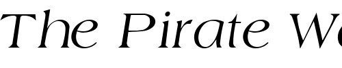Font : QTAgateType-Italic Custom Text : The Pirate Way Test your own text here Click to download or to view this font on a tshirt that can be custom printed in Bali