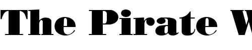 Font : QTBodiniPoster-Regular Custom Text : The Pirate Way Test your own text here Click to download or to view this font on a tshirt that can be custom printed in Bali