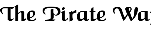 Font : QTCaligulatype-Regular Custom Text : The Pirate Way Test your own text here Click to download or to view this font on a tshirt that can be custom printed in Bali