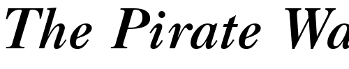 Font : QTCaslan-Bold-Italic Custom Text : The Pirate Way Test your own text here Click to download or to view this font on a tshirt that can be custom printed in Bali