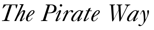 Font : QTCaslan-Italic Custom Text : The Pirate Way Test your own text here Click to download or to view this font on a tshirt that can be custom printed in Bali