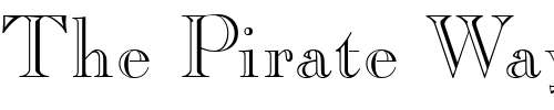 Font : QTCaslanOpen-Regular Custom Text : The Pirate Way Test your own text here Click to download or to view this font on a tshirt that can be custom printed in Bali