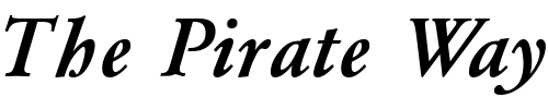 Font : QTGaromand-Bold-Italic Custom Text : The Pirate Way Test your own text here Click to download or to view this font on a tshirt that can be custom printed in Bali