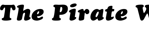 Font : QTKooper-Italic Custom Text : The Pirate Way Test your own text here Click to download or to view this font on a tshirt that can be custom printed in Bali
