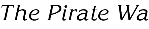 Font : QTKorrin-Italic Custom Text : The Pirate Way Test your own text here Click to download or to view this font on a tshirt that can be custom printed in Bali
