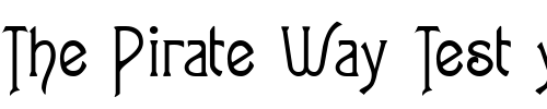 Font : QTLautrecType-Regular Custom Text : The Pirate Way Test your own text here Click to download or to view this font on a tshirt that can be custom printed in Bali
