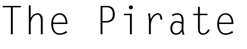Font : QTLetterGoth-Regular Custom Text : The Pirate Way Test your own text here Click to download or to view this font on a tshirt that can be custom printed in Bali
