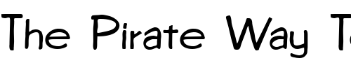 Font : QTSanDiego-Regular Custom Text : The Pirate Way Test your own text here Click to download or to view this font on a tshirt that can be custom printed in Bali