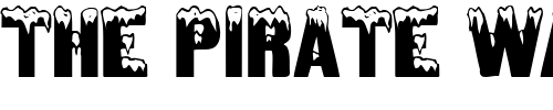 Font : QTSnowCaps-Regular Custom Text : The Pirate Way Test your own text here Click to download or to view this font on a tshirt that can be custom printed in Bali