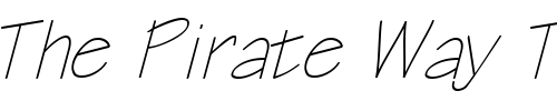 Font : QTTechtone-Italic Custom Text : The Pirate Way Test your own text here Click to download or to view this font on a tshirt that can be custom printed in Bali