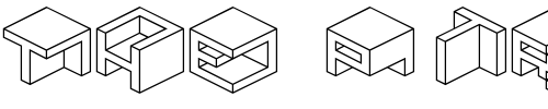Font : Qbicle-1-BRK Custom Text : The Pirate Way Test your own text here Click to download or to view this font on a tshirt that can be custom printed in Bali