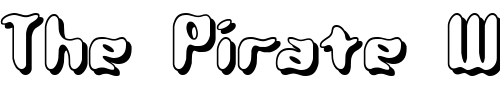 Font : Qlumpy-Shadow-BRK Custom Text : The Pirate Way Test your own text here Click to download or to view this font on a tshirt that can be custom printed in Bali