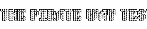 Font : Quad-Eq Custom Text : The Pirate Way Test your own text here Click to download or to view this font on a tshirt that can be custom printed in Bali
