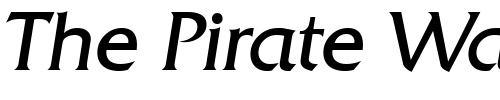 Font : Quadrat-Serial-Light-RegularItalic Custom Text : The Pirate Way Test your own text here Click to download or to view this font on a tshirt that can be custom printed in Bali
