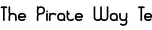 Font : Quadratic-BRK Custom Text : The Pirate Way Test your own text here Click to download or to view this font on a tshirt that can be custom printed in Bali