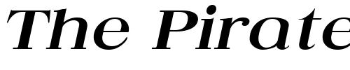 Font : QuantasBroad-Bold-Italic Custom Text : The Pirate Way Test your own text here Click to download or to view this font on a tshirt that can be custom printed in Bali