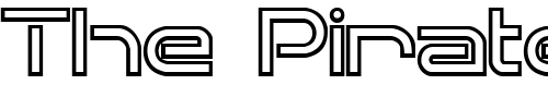 Font : Quantum-Flat-Hollow-BRK Custom Text : The Pirate Way Test your own text here Click to download or to view this font on a tshirt that can be custom printed in Bali