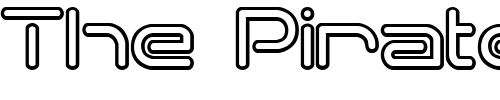 Font : Quantum-Round-Hollow-BRK Custom Text : The Pirate Way Test your own text here Click to download or to view this font on a tshirt that can be custom printed in Bali