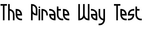 Font : Quarantine-BRK Custom Text : The Pirate Way Test your own text here Click to download or to view this font on a tshirt that can be custom printed in Bali